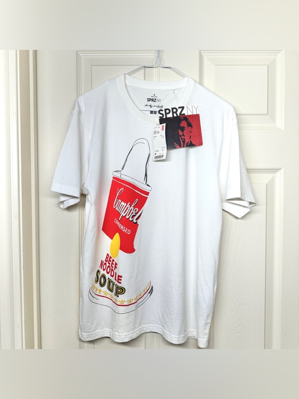 NWT Men’s White Campbell’s Soup Graphic Short Sleeve Tee